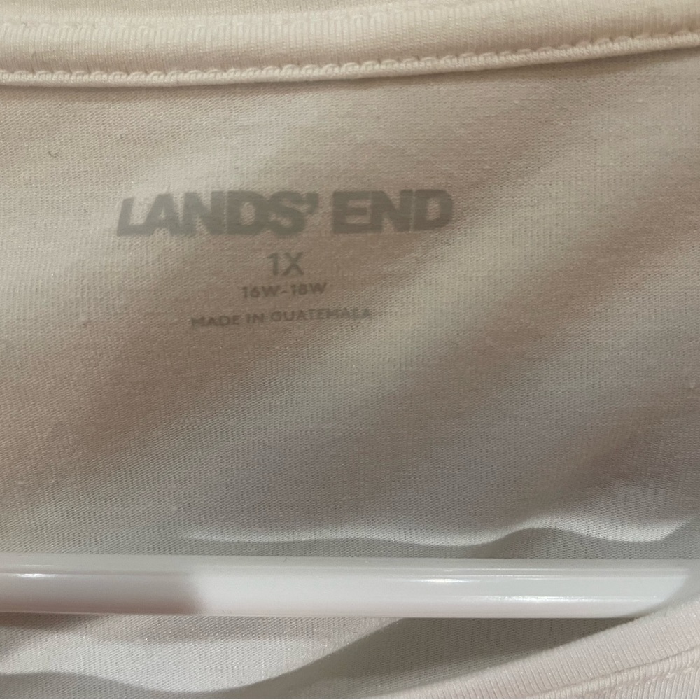 Land’s End Long Sleeve Christmas Shirt 1X - Picture 3 of 3